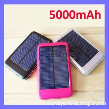 High Quality Portable Universal USB 5000mAh Mobile Solar Charger